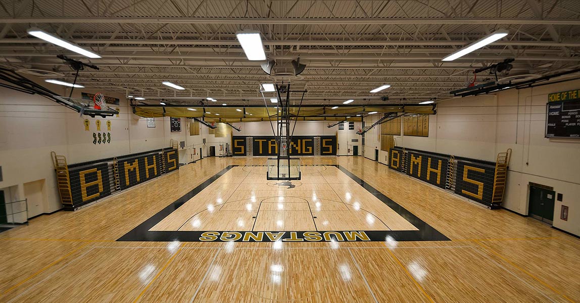 Athletic Maple Sports Wood Floors Systems - North Eastern Floors